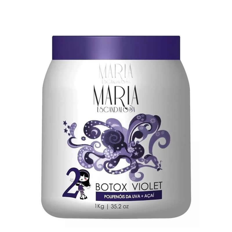 Botox Matizador Violet Beautox Maria Escandalosa 1 Kilo - BRCosméticos