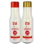 Escova Definitiva Japonesa Mega Blend Dois Passos - Bálsamo 500ml + Shampoo 500ml