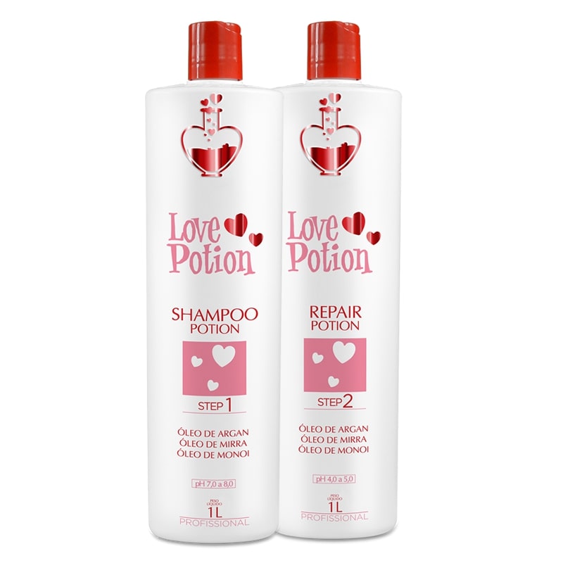 Kit Escova Progressiva Love Potion 2x1000ml